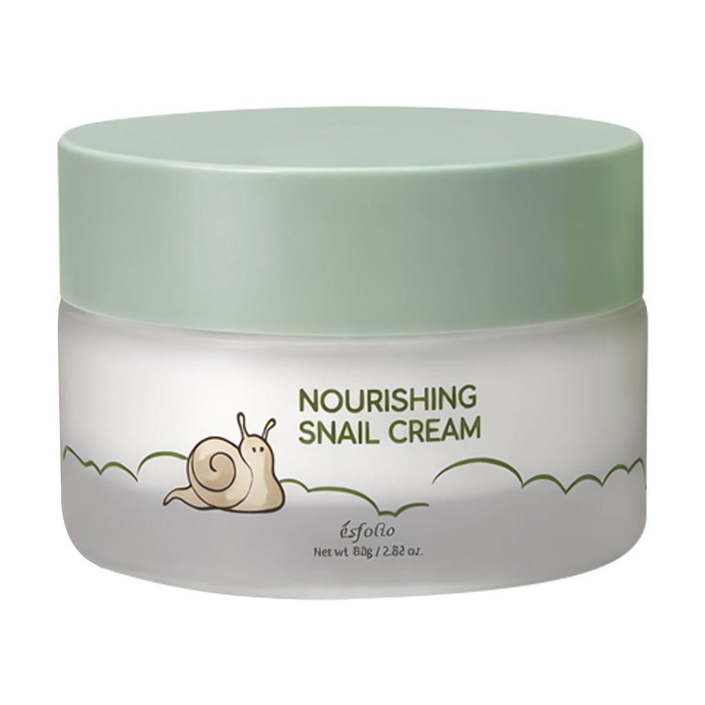 Живильний крем для обличчя Esfolio Pure Skin Nourishing Snail Cream з муцином равлика, 80 г